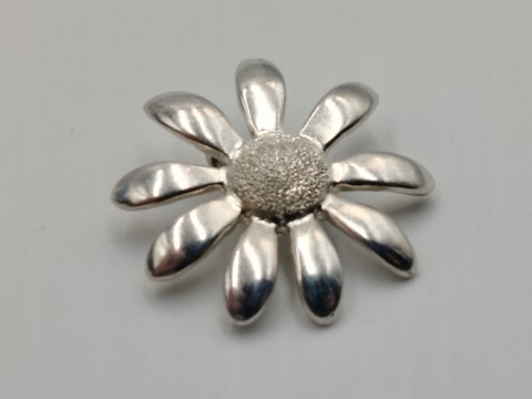 Piękna damska srebrna zawieszka/wisiorek KWIAT STOKROTKA srebro biżuteria
