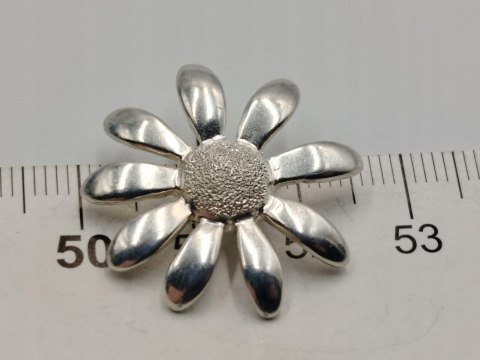 Piękna damska srebrna zawieszka/wisiorek KWIAT STOKROTKA srebro biżuteria