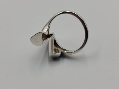 Piękny srebrny autorski damski pierścionek r.13 srebro 925 biżuteria
