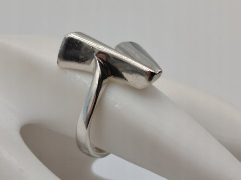 Piękny srebrny autorski damski pierścionek r.13 srebro 925 biżuteria