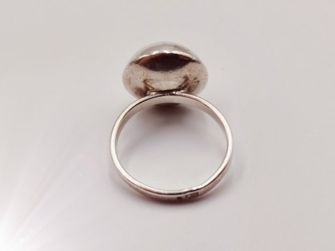 Piękny stary damski srebrny pierścionek KOPUŁKA r.16 VINTAGE biżuteria