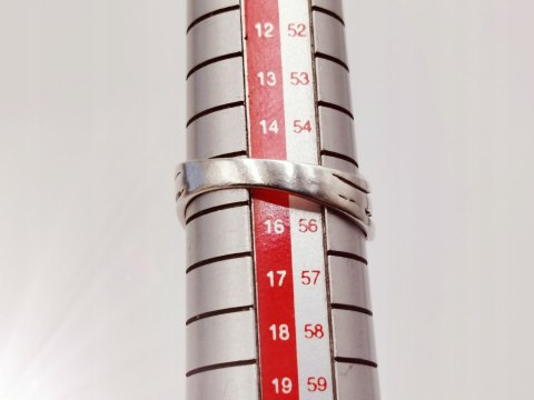 Piękny stary srebrny damski pierścionek BURSZTYN r.15 biżuteria VINTAGE