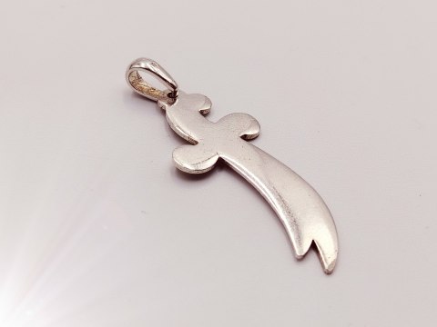 Piękny stary srebrny damski wisiorek/zawieszka MIECZ/SZABLA srebro VINTAGE