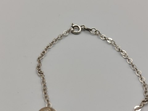 Piękna srebrna damska bransoletka TRZY KULKI srebro 925 biżuteria