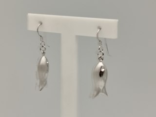 Piękne srebrne damskie kolczyki RYBKI, RYBY srebro 925 biżuteria VINTAGE