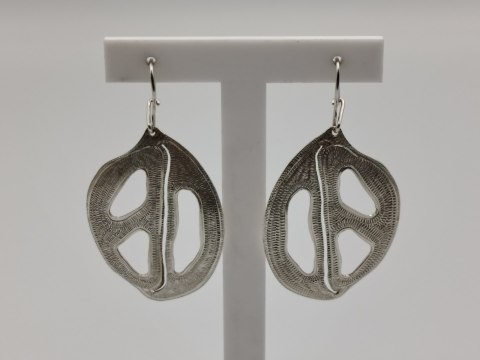 Piękne stare srebrne damskie kolczyki ażurowe srebro 925 biżuteria VINTAGE