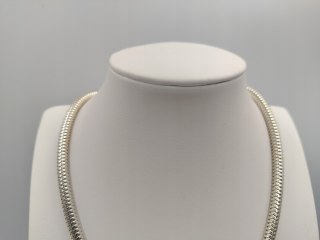 Piękny srebrny damski naszyjnik/łańcuszek SNAKE WĘŻYK ŻMIJKA srebro ITALY