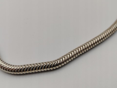 Piękny srebrny damski naszyjnik/łańcuszek SNAKE WĘŻYK ŻMIJKA srebro ITALY