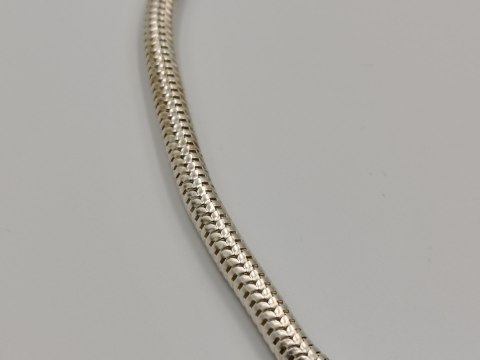 Piękny srebrny damski naszyjnik/łańcuszek SNAKE WĘŻYK ŻMIJKA srebro ITALY