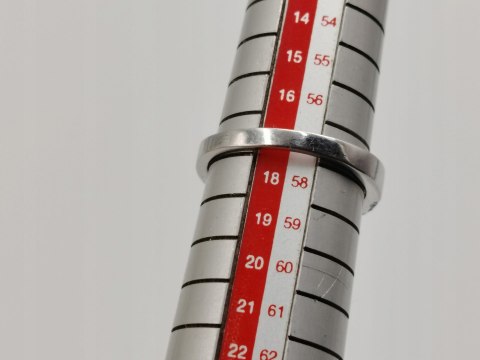 Piękny srebrny damski pierścionek PERŁA+CYRKONIE r.17 srebro 925 biżuteria