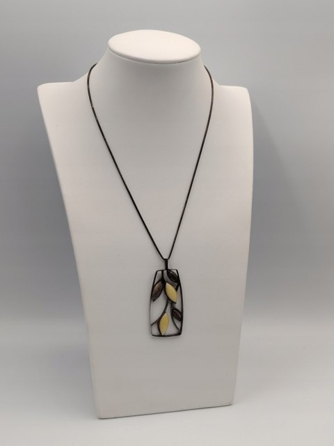 Piękny stary srebrny damski komplet wisiorek + łańcuszek biżuteria VINTAGE