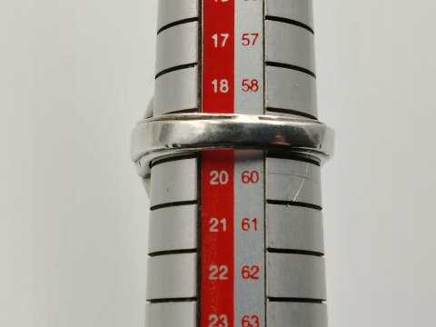 Piękny stary srebrny damski pierścionek OLIWIN r.19 biżuteria VINTAGE