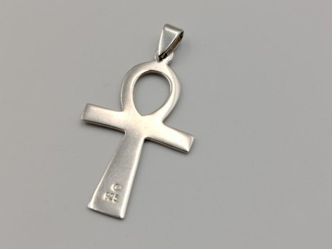 Piękny stary srebrny wisiorek KRZYŻ ANKH / KRZYŻ ŻYCIA srebro 925 VINTAGE