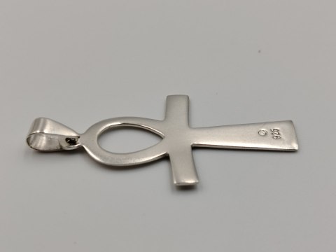 Piękny stary srebrny wisiorek KRZYŻ ANKH / KRZYŻ ŻYCIA srebro 925 VINTAGE
