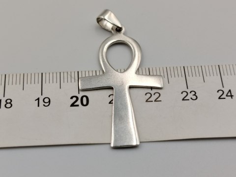 Piękny stary srebrny wisiorek KRZYŻ ANKH / KRZYŻ ŻYCIA srebro 925 VINTAGE