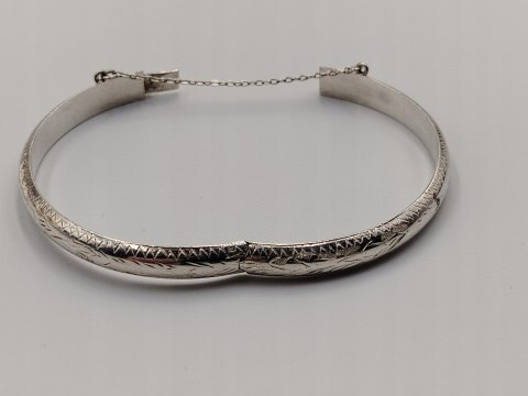 Stara srebrna damska bransoletka KOŁO BANGLA srebro 925 - biżuteria VINTAGE