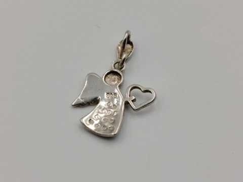 Stary srebrny damski wisiorek/zawieszka ANIOŁ srebro 925 biżuteria VINTAGE