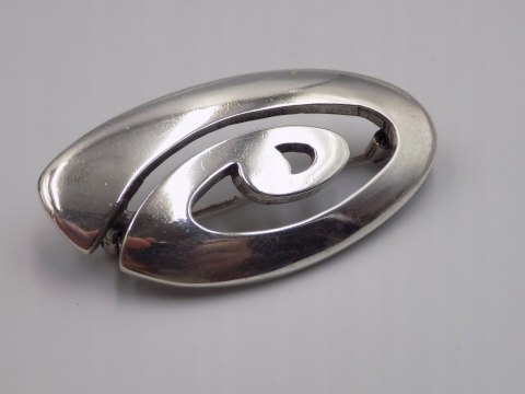 Piękna stara damska autorska srebrna broszka srebro 925 VINTAGE biżuteria