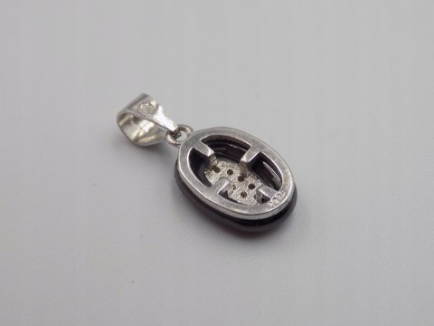 Piękny srebrny damski wisiorek/zawieszka CYRKONIE biżuteria srebro 925