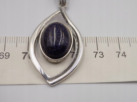 Piękny stary srebrny wisiorek/zawieszka NOC KAIRU srebro biżuteria VINTAGE