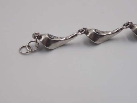 Srebrna damska bransoletka CYRKONIE oksyda srebro 925 - biżuteria VINTAGE