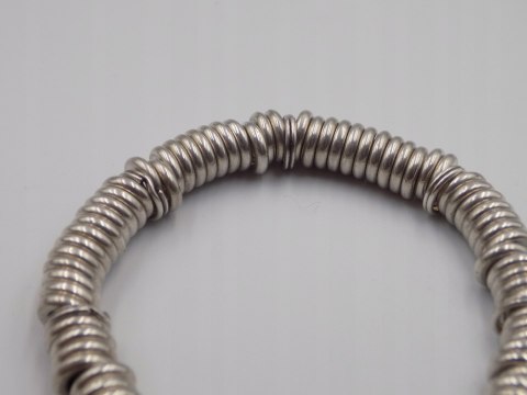 Srebrna firmowa damska bransoletka LINKS LONDON kółeczka srebro biżuteria