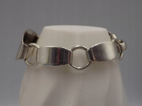 Stara piękna srebrna damska bransoletka srebro 800 - biżuteria VINTAGE