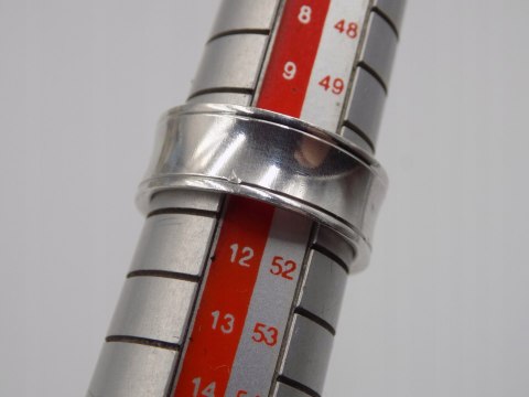 Stara srebrna piękna damska obrączka r. 10/11 srebro 925 VINTAGE biżuteria