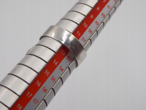 Stary srebrny damski pierścionek JASPIS CZERWONY roz. 12 biżuteria VINTAGE