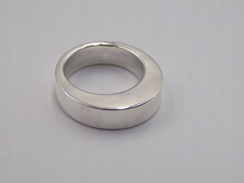 Stary srebrny piękny damski pierścionek/obrączka - r. 12 srebro 925 VINTAGE