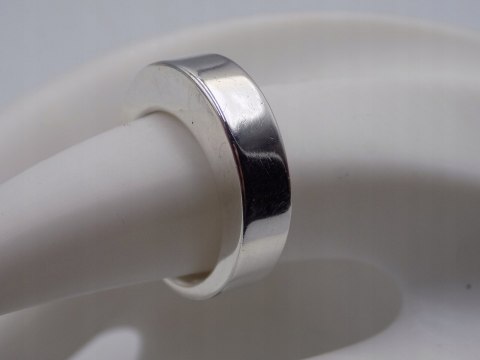 Stary srebrny piękny damski pierścionek/obrączka - r. 12 srebro 925 VINTAGE