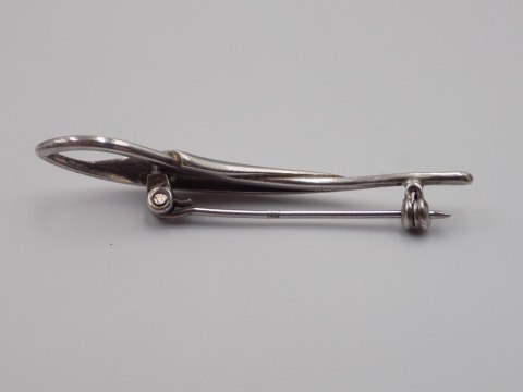 Piękna stara damska autorska srebrna broszka srebro 925 VINTAGE biżuteria