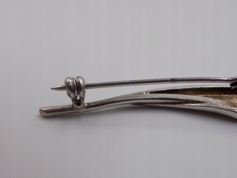 Piękna stara damska autorska srebrna broszka srebro 925 VINTAGE biżuteria