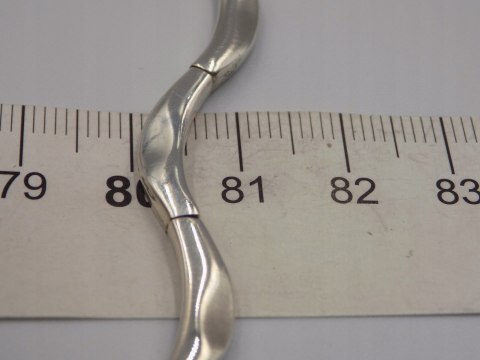 Piękna stara srebrna damska bransoletka - srebro 925 - biżuteria VINTAGE