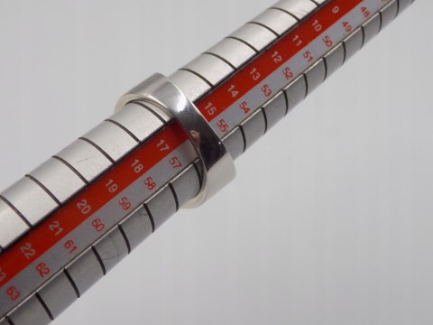 Piękny damski srebrny pierścionek/sygnet AMETYST roz. 16 srebro biżuteria