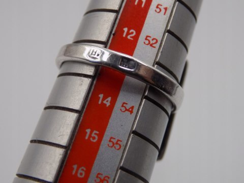 Piękny stary srebrny damski ażurowy pierścionek roz. 13 biżuteria VINTAGE