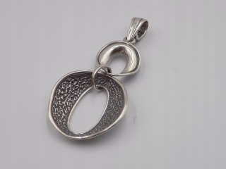 Piękny stary srebrny damski wisiorek/zawieszka srebro 925 biżuteria VINTAGE