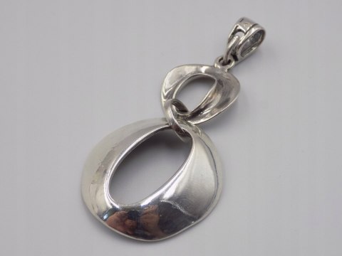 Piękny stary srebrny damski wisiorek/zawieszka srebro 925 biżuteria VINTAGE