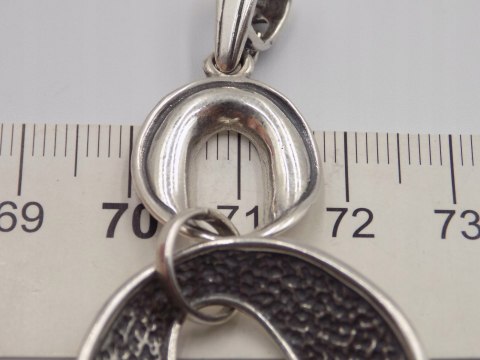 Piękny stary srebrny damski wisiorek/zawieszka srebro 925 biżuteria VINTAGE