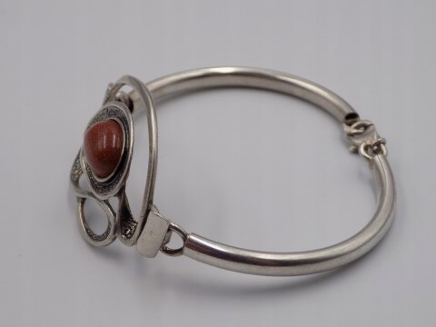 Stara srebrna bransoletka Piasek Pustyni srebro 925 VINTAGE biżuteria