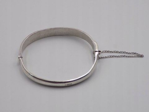 Stara srebrna damska bransoletka KOŁO BANGLA ŻYWICA srebro 925 VINTAGE