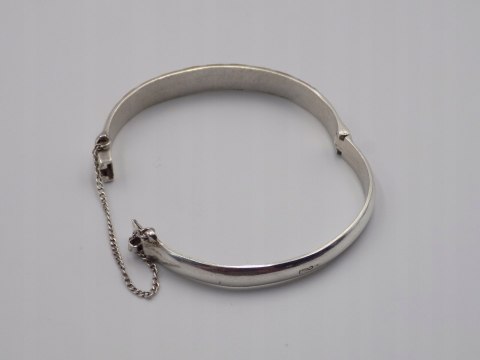 Stara srebrna damska bransoletka KOŁO BANGLA ŻYWICA srebro 925 VINTAGE