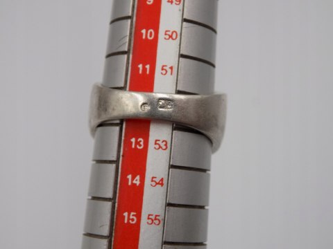 Stary damski srebrny pierścionek Ślimak roz. 12 srebro VINTAGE biżuteria