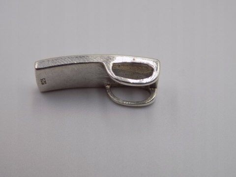 Stary piękny srebrny damski wisiorek/zawieszka CYRKONIE biżuteria VINTAGE