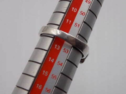 Stary srebrny damski pierścionek RÓŻA roz.12-srebro 925-biżuteria VINTAGE