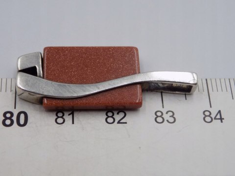 Stary srebrny damski wisiorek/zawieszka PIASEK PUSTYNI biżuteria VINTAGE