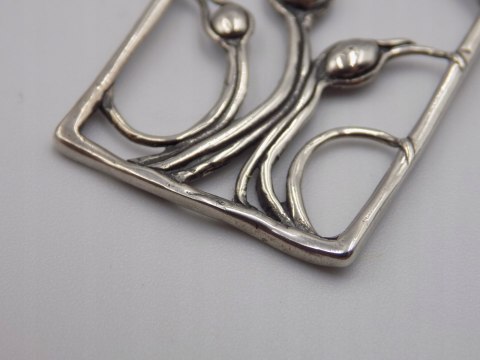 Stary srebrny damski wisiorek/zawieszka ażurowa srebro biżuteria VINTAGE