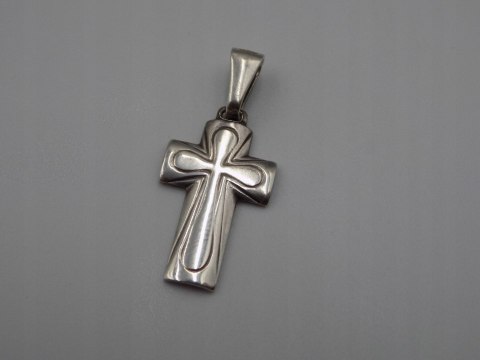Stary srebrny wisiorek/zawieszka KRZYŻYK ITALY srebro 925 VINTAGE biżuteria