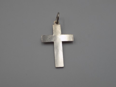 Stary srebrny wisiorek/zawieszka KRZYŻYK srebro 925 VINTAGE biżuteria