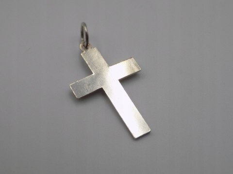 Stary srebrny wisiorek/zawieszka KRZYŻYK srebro 925 VINTAGE biżuteria